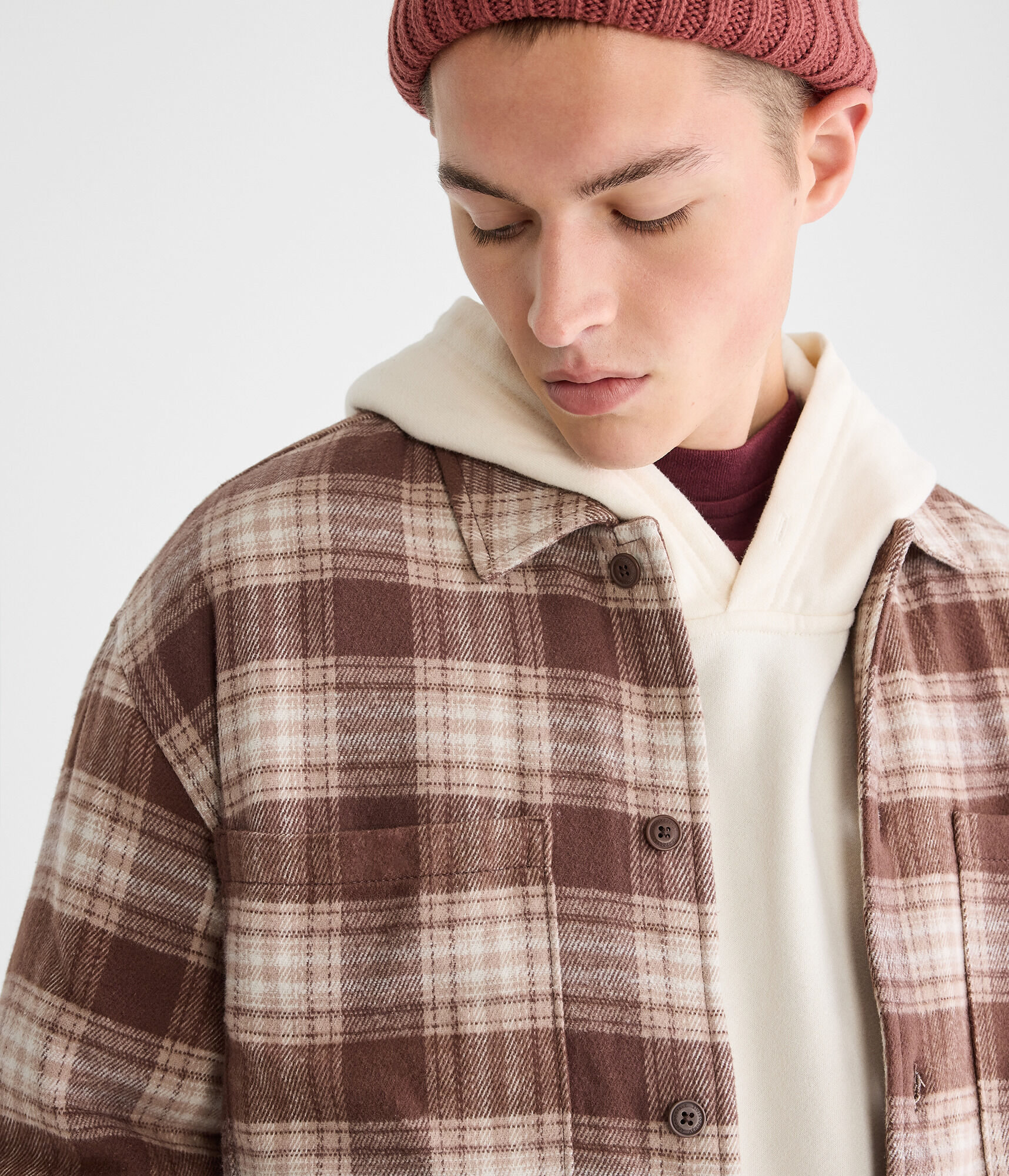 Plaid Boxy Flannel Shacket