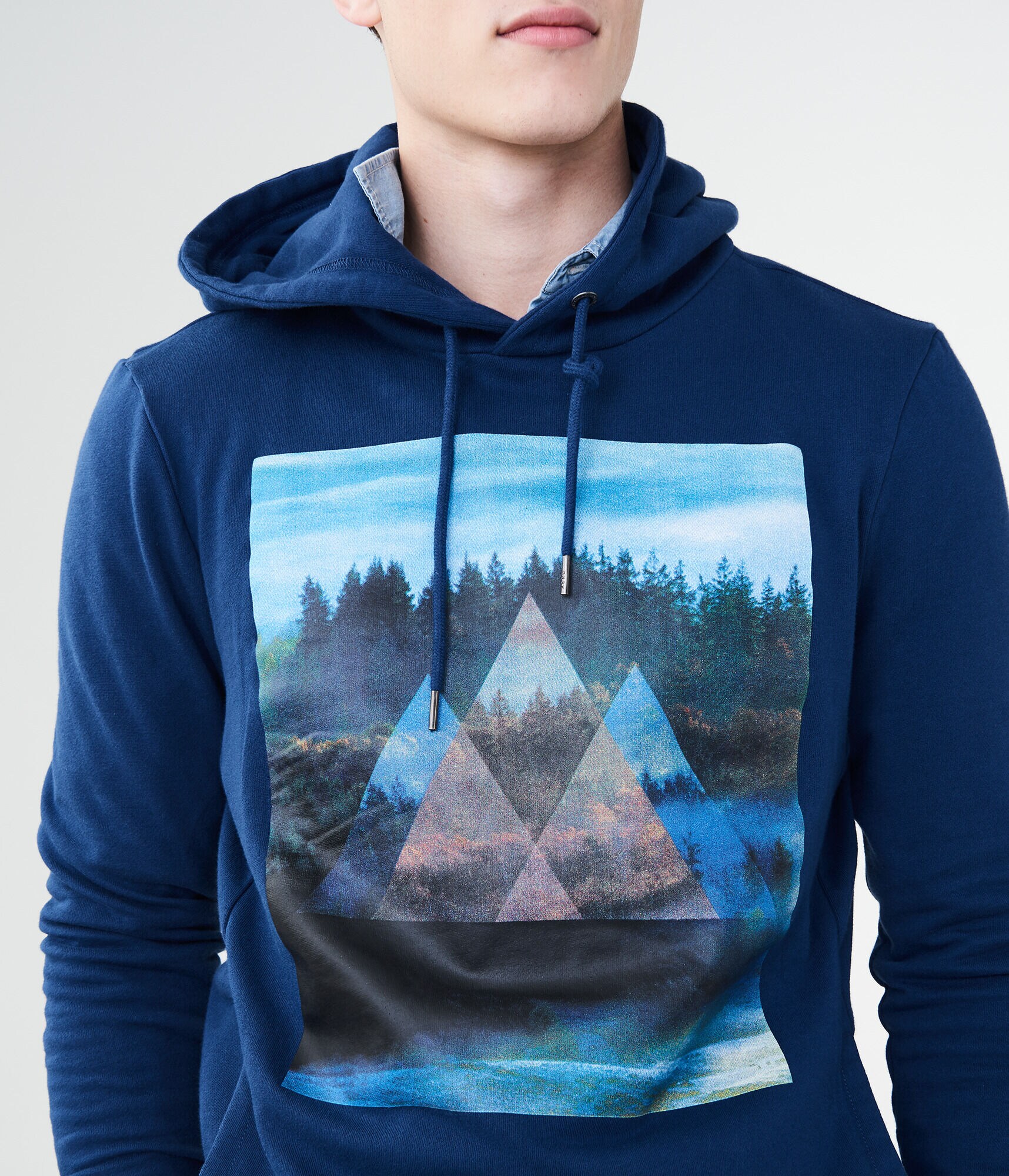 Mountain Triangles Pullover Hoodie