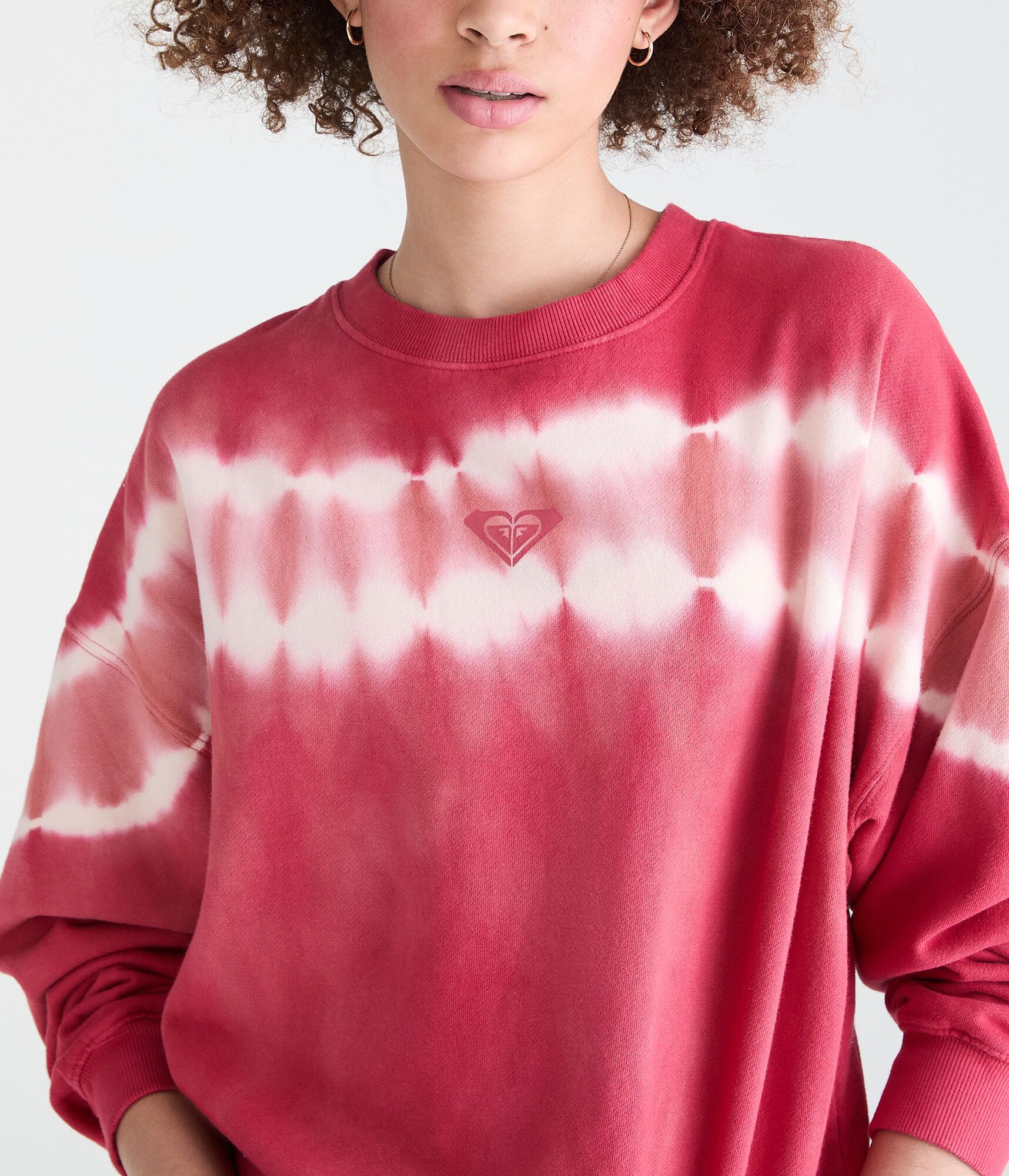 Roxy Tie-Dye Crew Sweatshirt