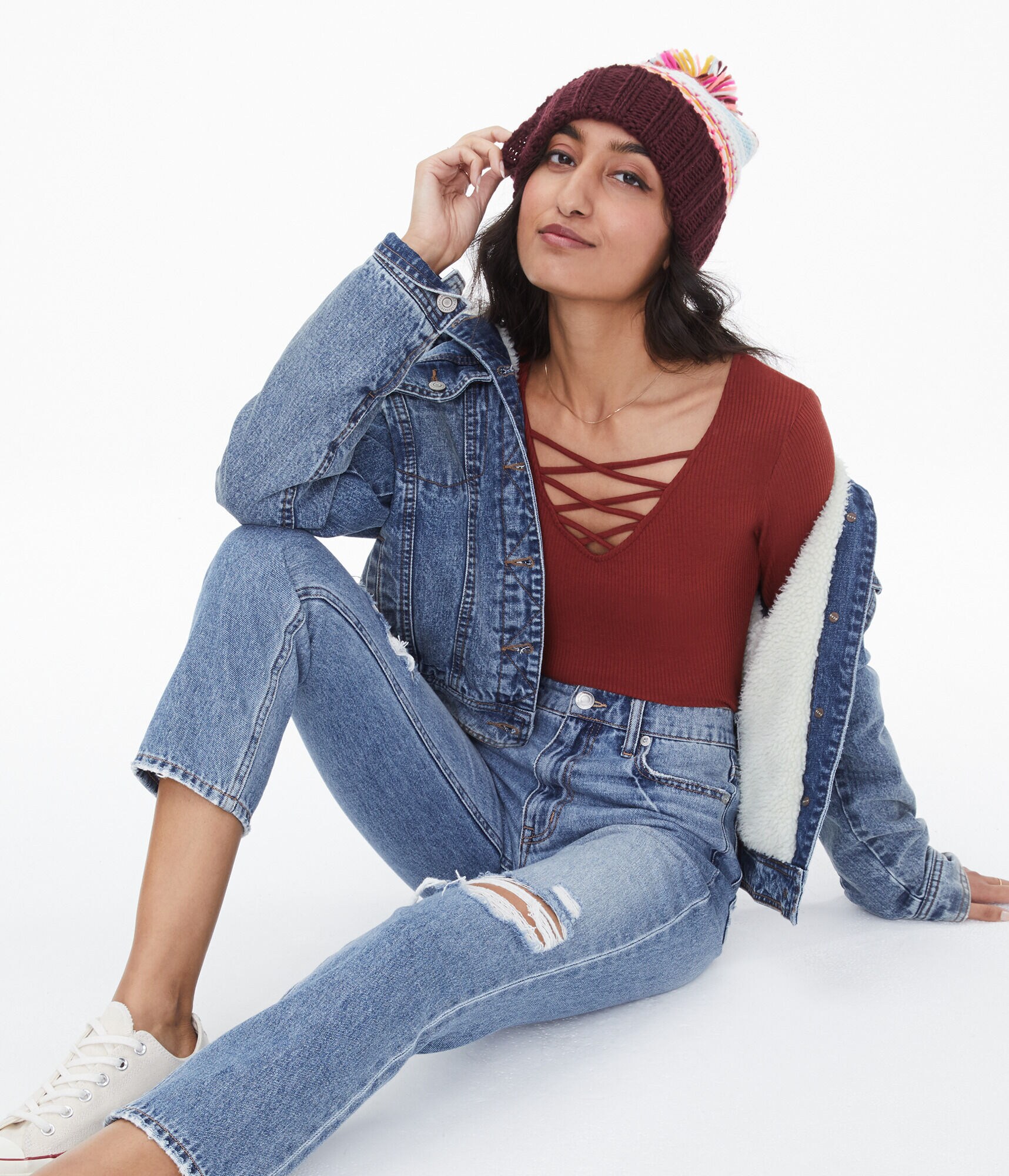 Long Sleeve Seriously Soft Strappy Bodycon Top