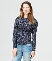 Long Sleeve Ditsy Floral Layering Tee