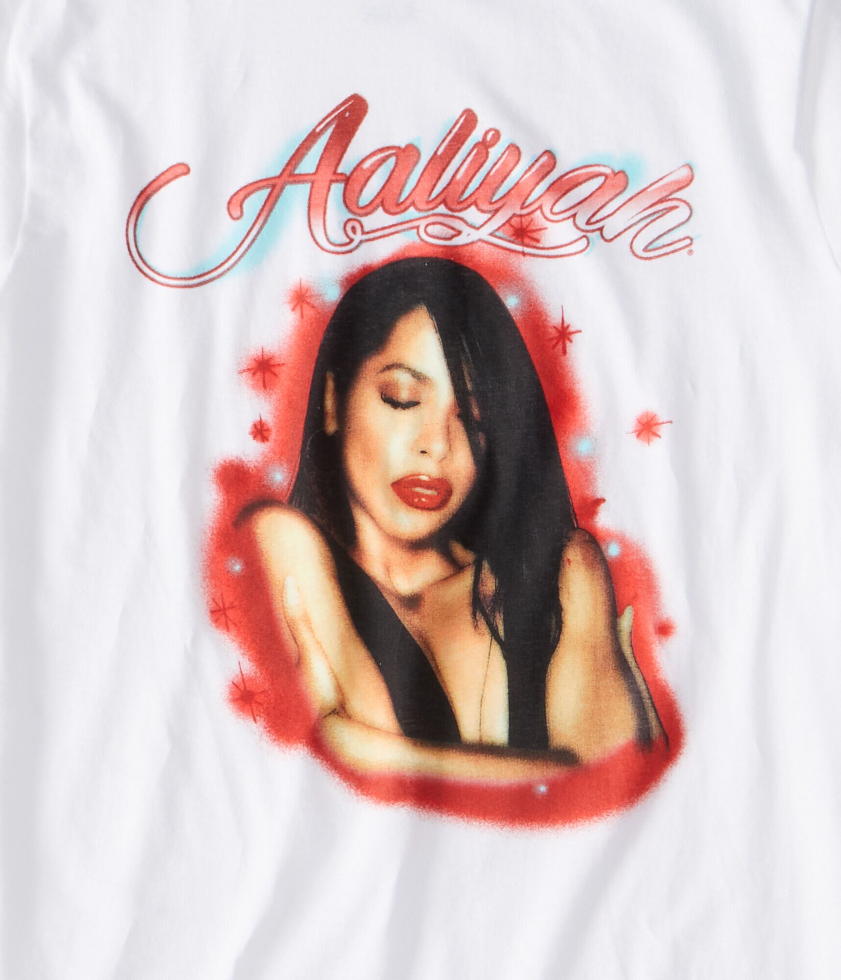 Airbrushed Aaliyah Graphic Tee
