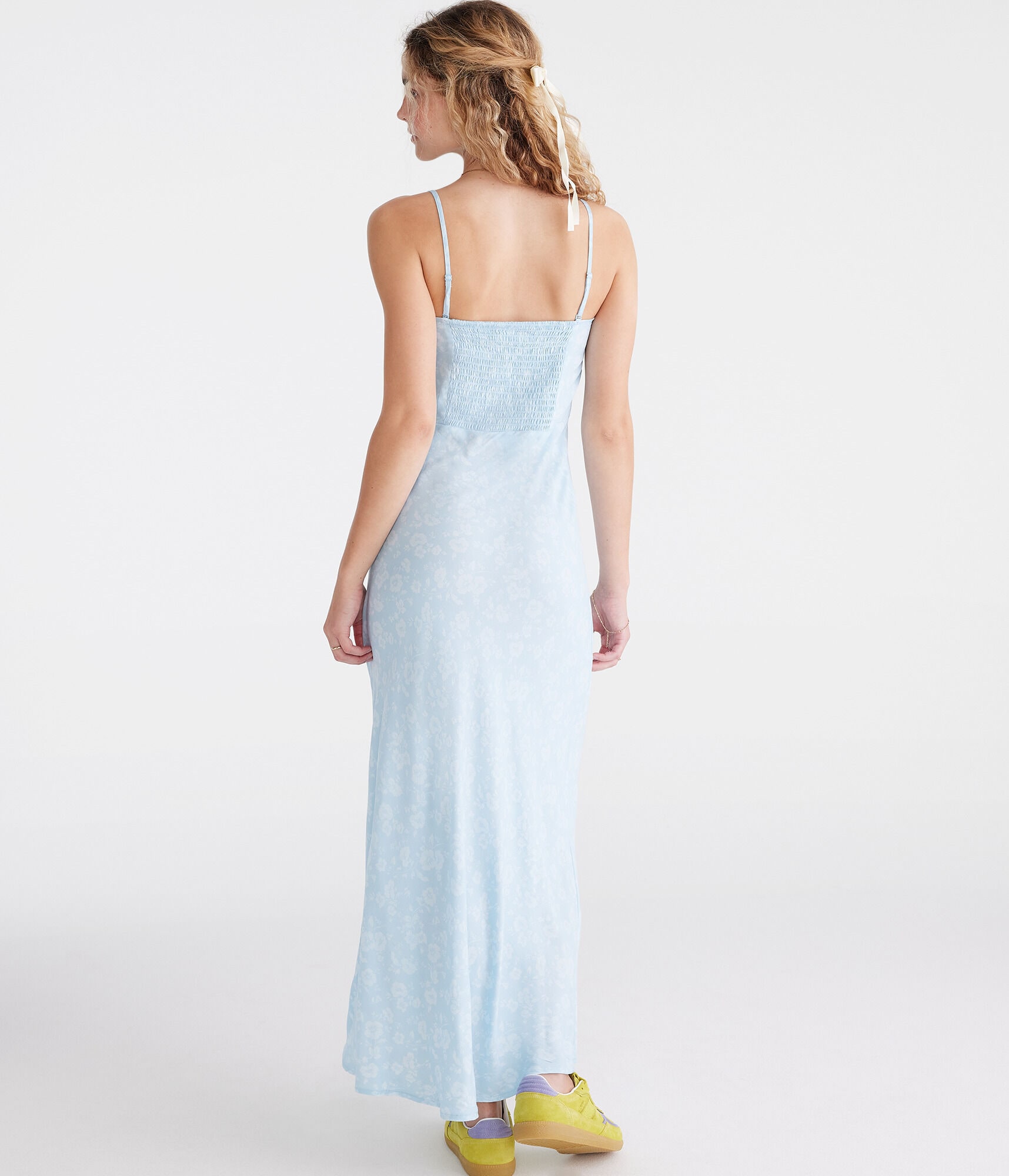 Floral Strapless Slip Midi Dress