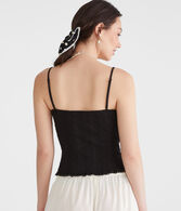 Textured Cable Tube Top