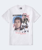 Muhammad Ali Flag Relaxed Graphic Tee