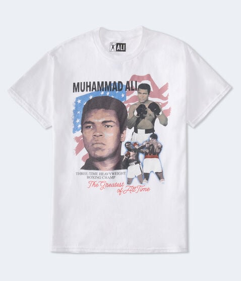 Muhammad Ali Flag Relaxed Graphic Tee Muhammad Ali Flag Relaxed Graphic Tee