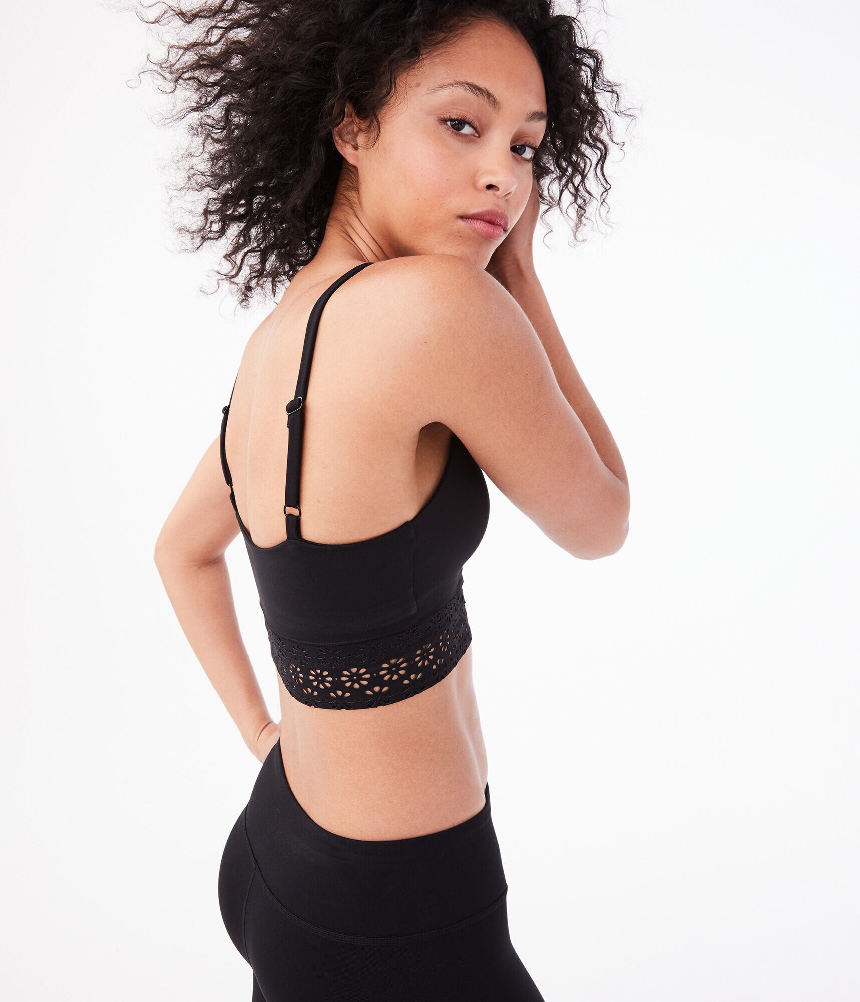 Laser-Cut Sports Bra