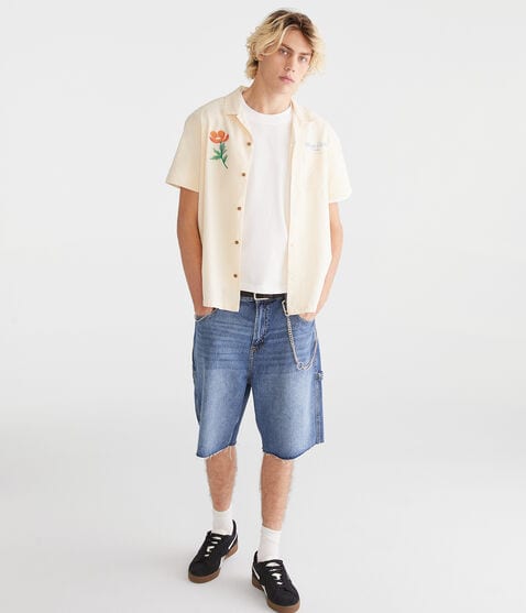 Short Sleeve Monte Carlo Linen Camp Shirt Short Sleeve Monte Carlo Linen Camp Shirt