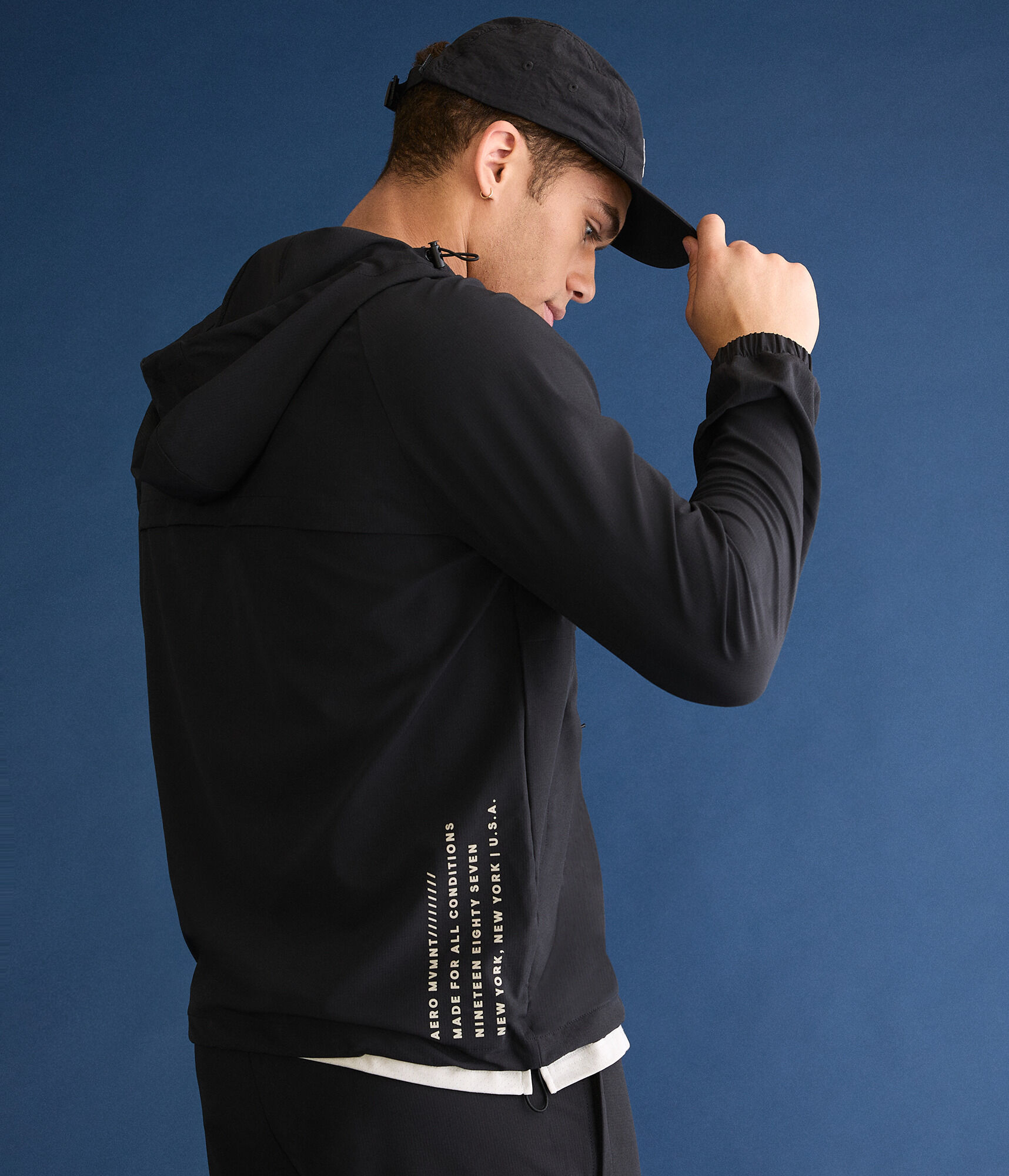 Aero MVMNT Hooded Windbreaker Jacket