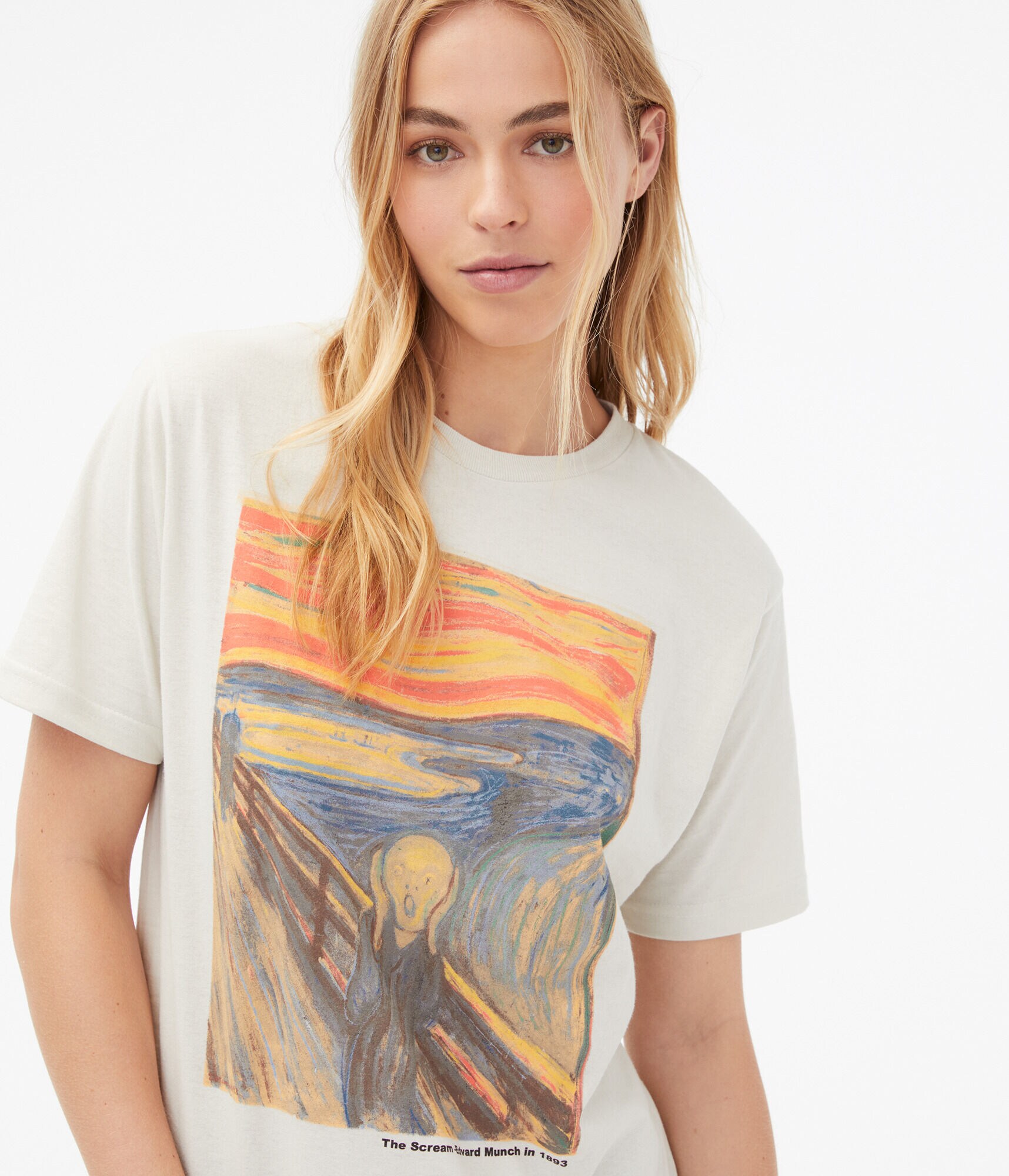Edvard Munch The Scream Boyfriend Graphic Tee