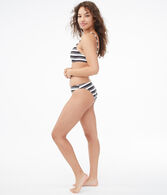 Striped Cheeky Bikini Bottom