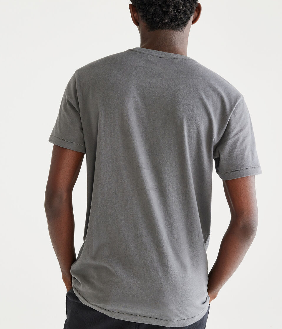 Aero New York Box Logo Appliqué Graphic Tee