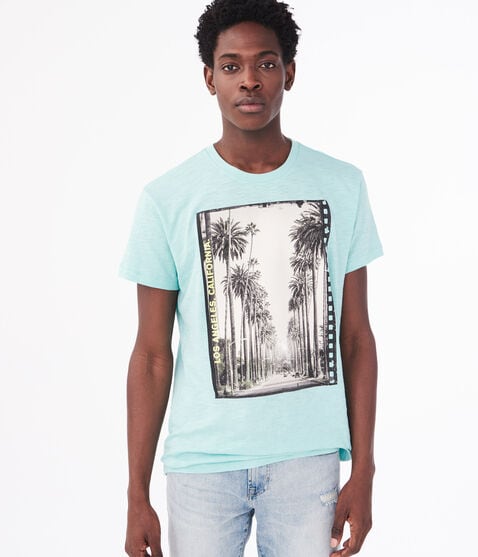 Los Angeles California Palm Tree Graphic Tee Los Angeles California Palm Tree Graphic Tee