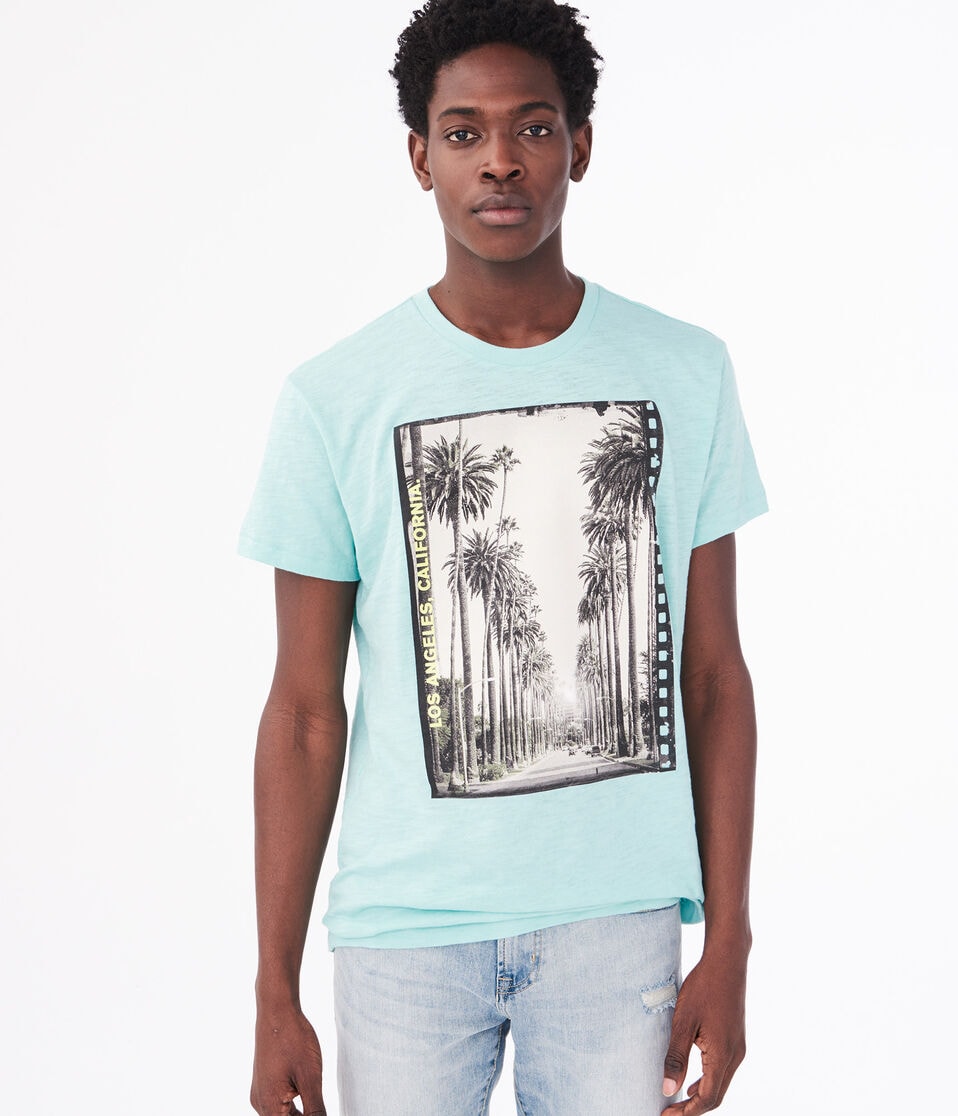 Los Angeles California Palm Tree Graphic Tee