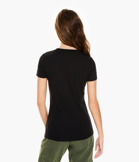 Aeropostale Butterfly Appliqué Graphic Tee Aeropostale Butterfly Appliqué Graphic Tee