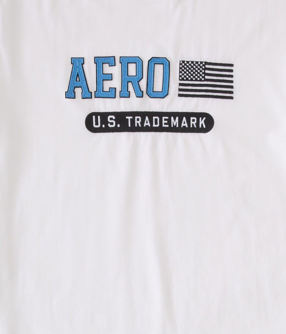 Aero American Flag Appliqué Graphic Tee