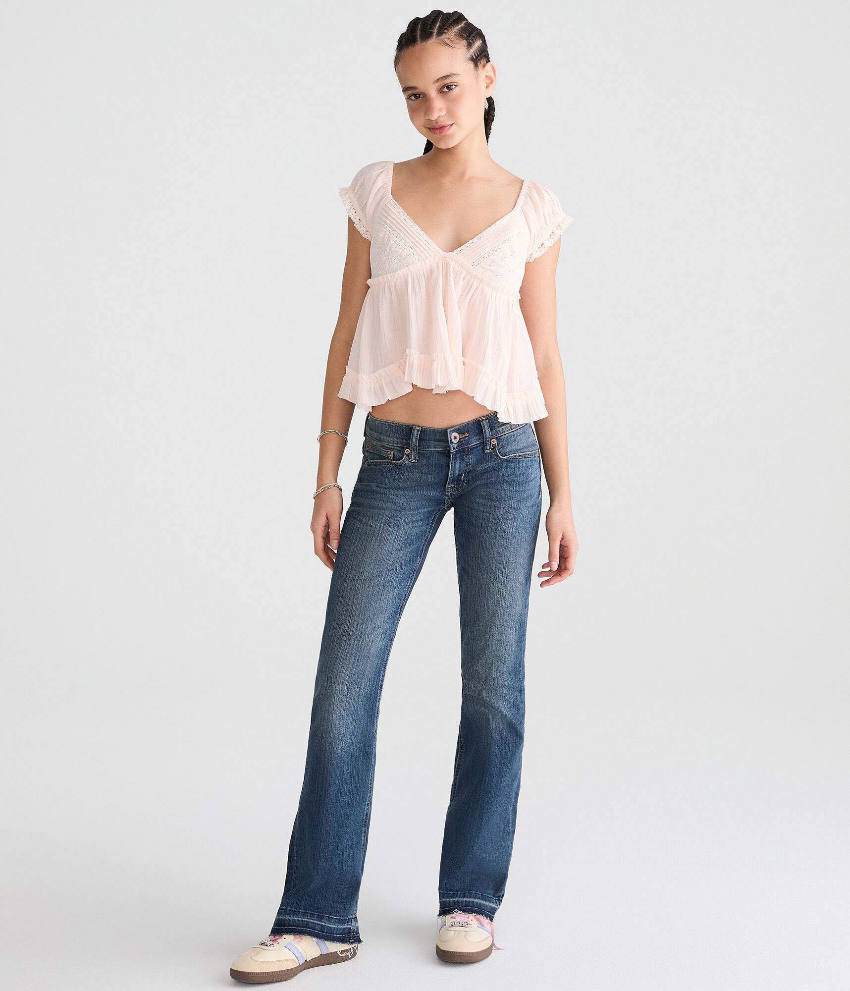 Super Low-Rise Bootcut Jean