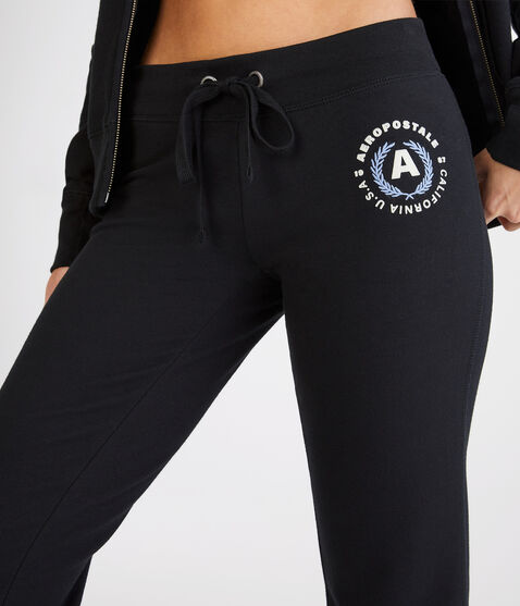 Aeropostale Letter Fit & Flare Sweatpants Aeropostale Letter Fit & Flare Sweatpants