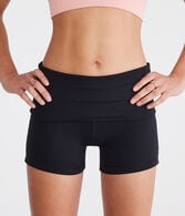 Air Soft Fold-Over Booty Shorts
