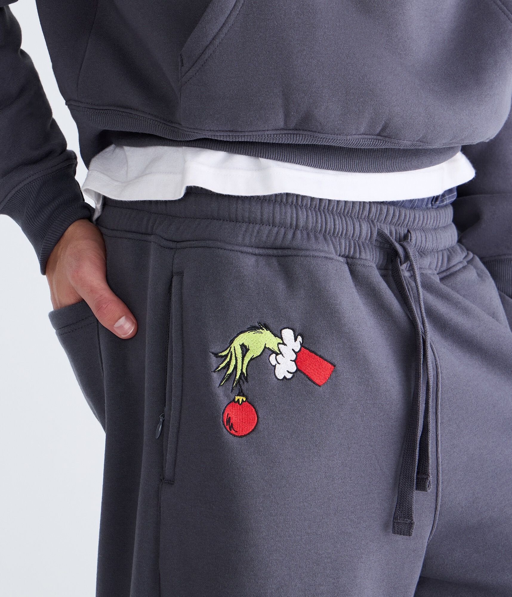 Santa Grinch Baggy Sweatpants