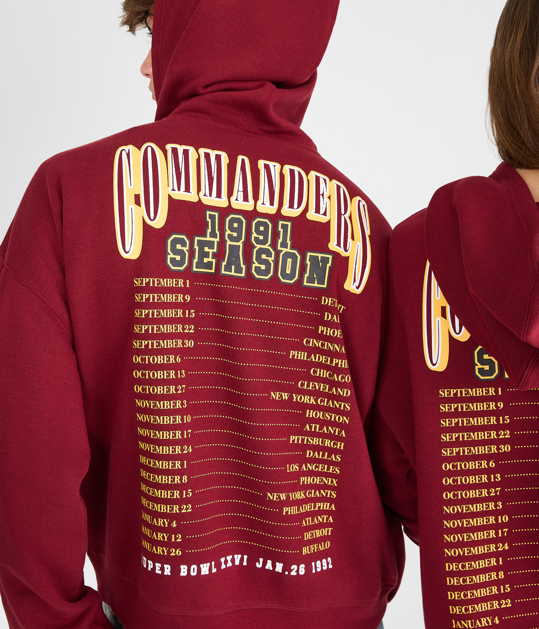 Washington Commanders 1991 Season Pullover Hoodie