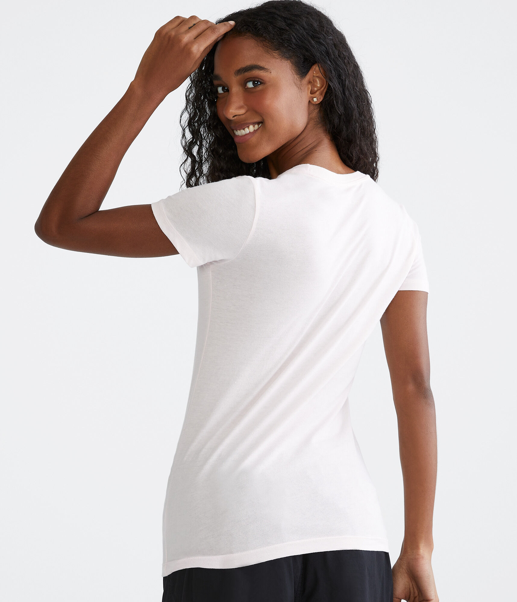 Aeropostale Butterfly Flowers Graphic Tee