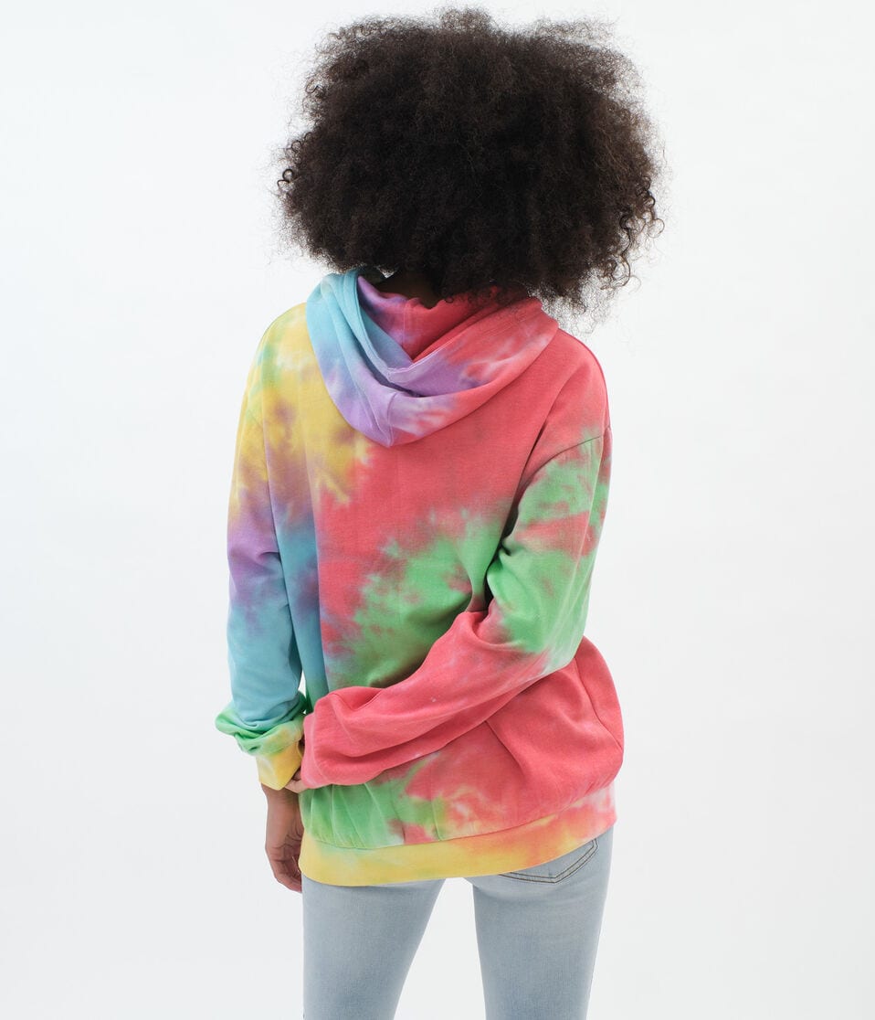 SpongeBob's Crew Tie-Dye Boyfriend Pullover Hoodie
