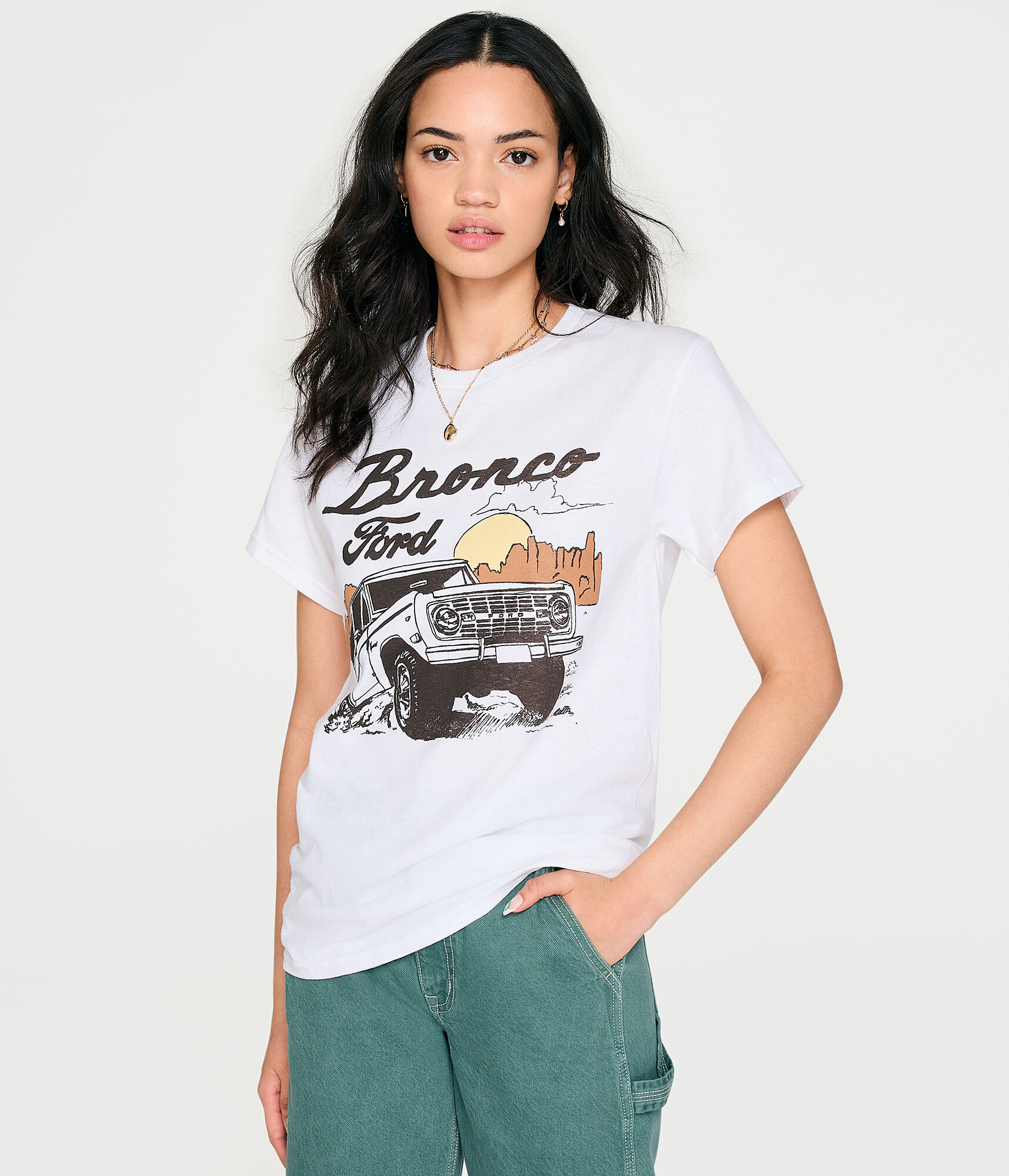 Ford Bronco Boyfriend Graphic Tee