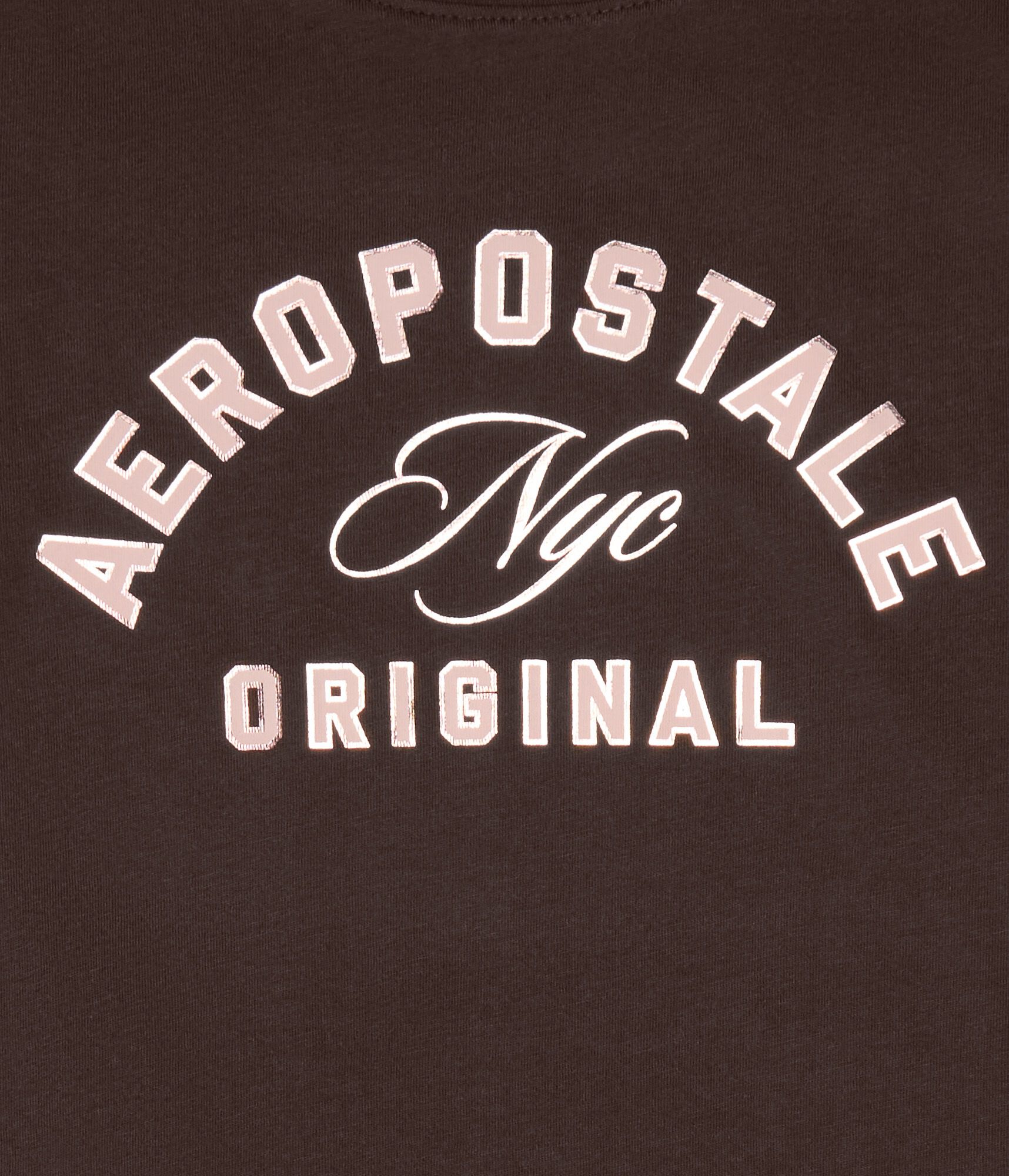 Aeropostale NYC Foil Graphic Tee