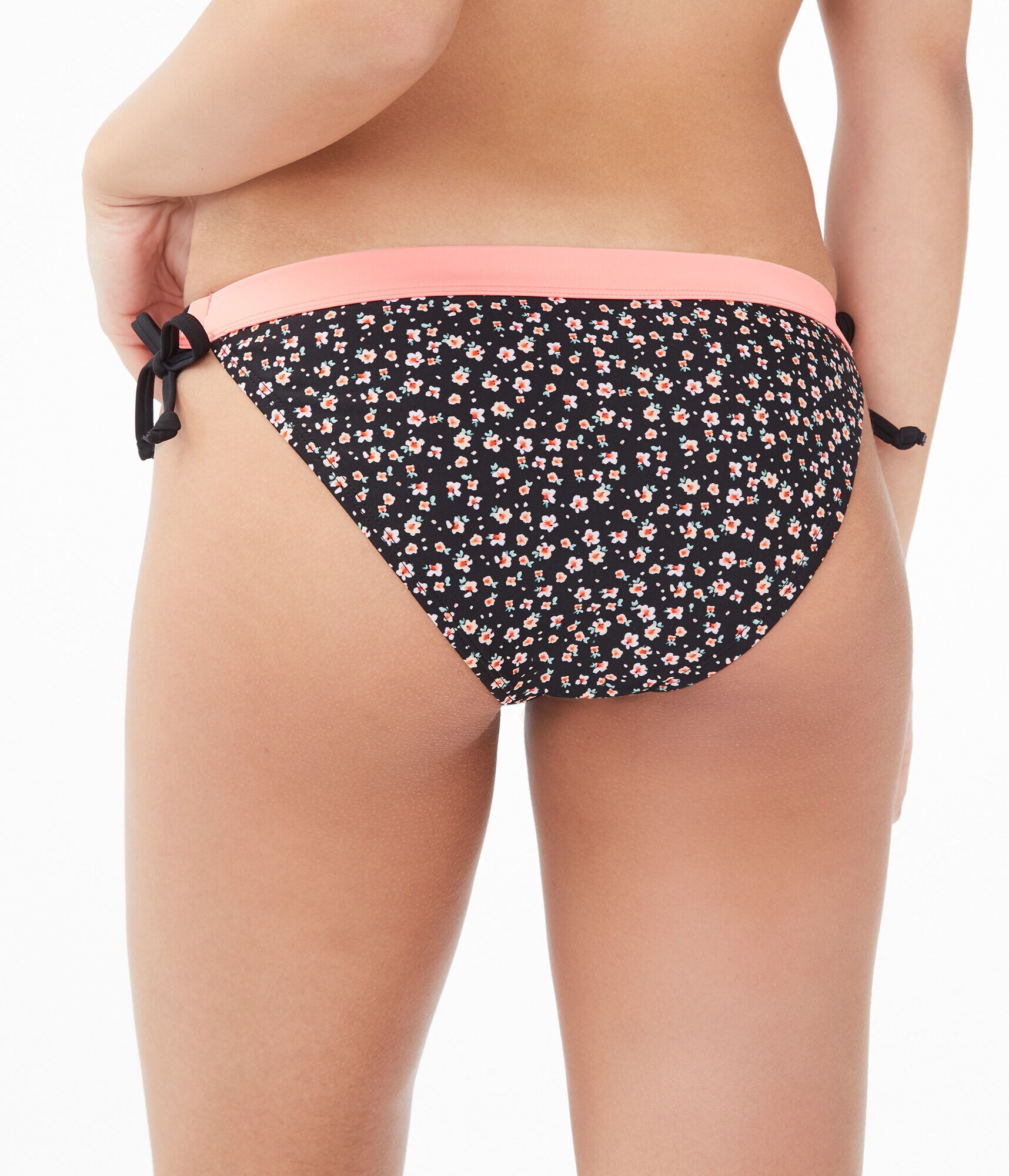 Ditsy Floral Tie Cheeky Bikini Bottom