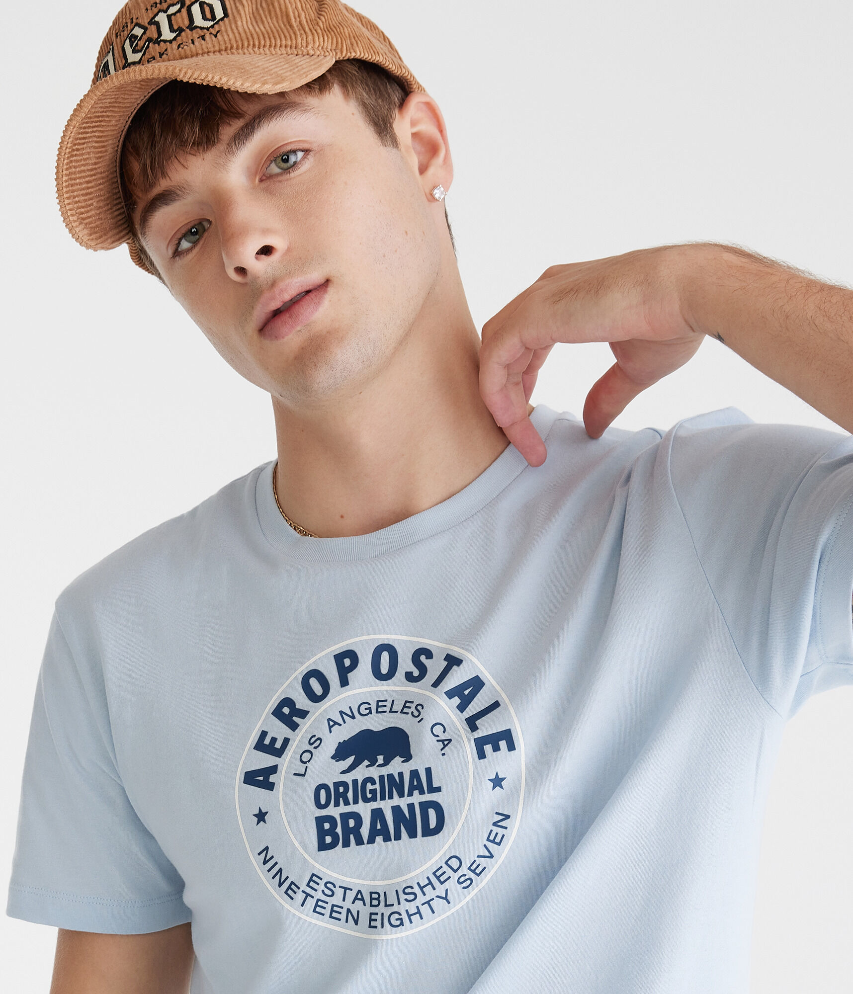 Aeropostale Cali Bear Graphic Tee