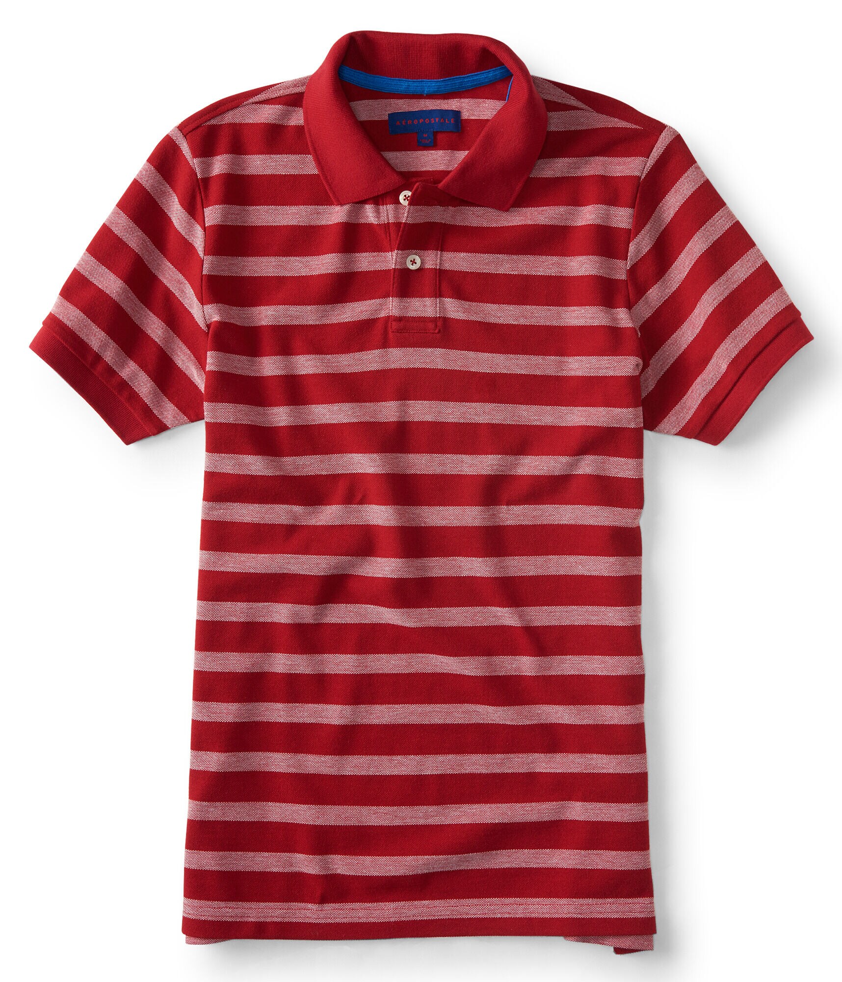 Striped Oxford Pique Polo
