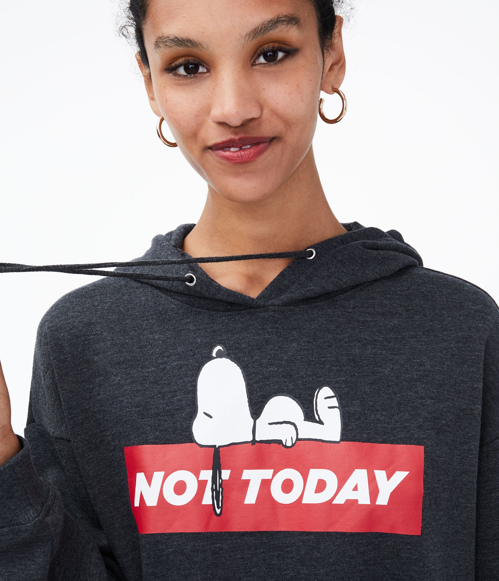Snoopy Not Today Pullover Hoodie