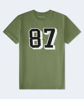 Oversized 87 Appliqué Graphic Tee