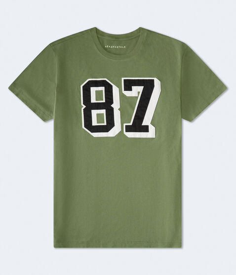 Oversized 87 Appliqué Graphic Tee Oversized 87 Appliqué Graphic Tee