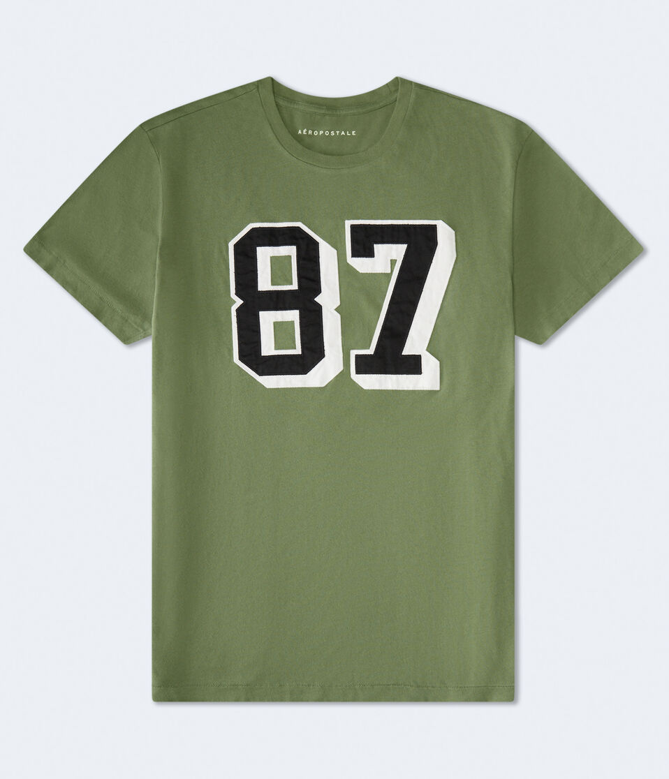 Oversized 87 Appliqué Graphic Tee