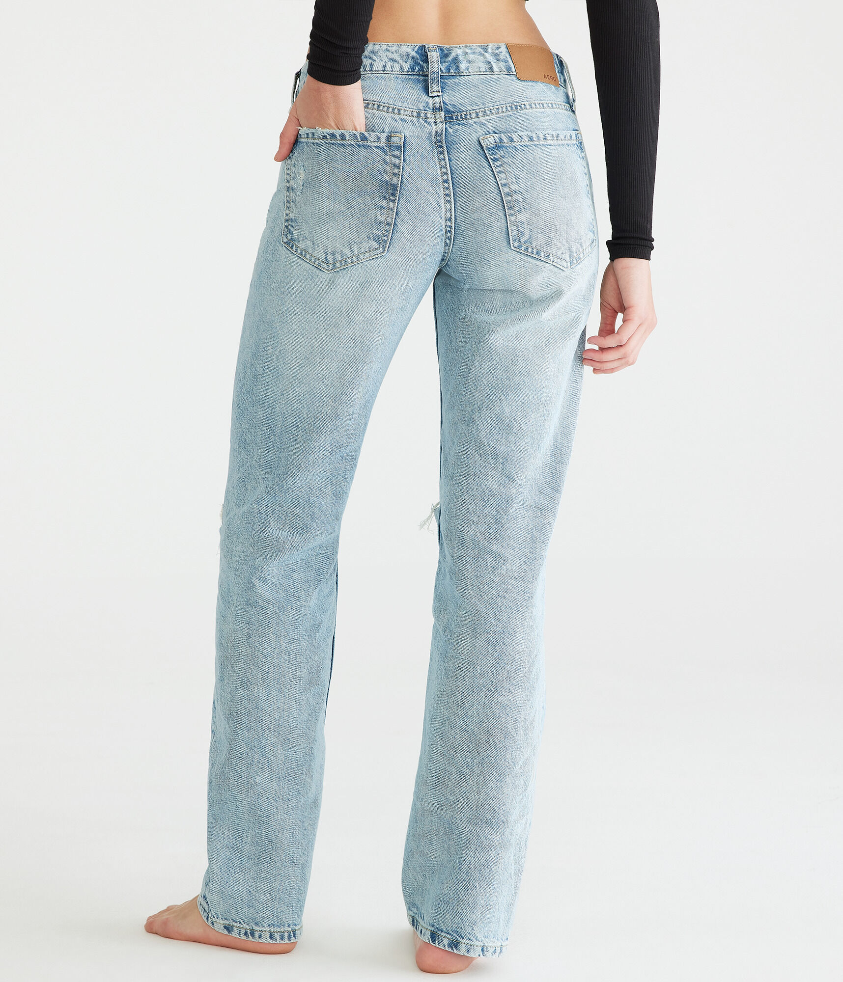 [LOW CLASSIC] / ☆ 25SS AIRY OVERSIZED JEANS / BLUE Classic Low Rise Denim | Light Wash – Khy
