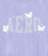 Aero Butterflies Foil Graphic Tee