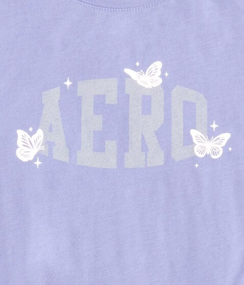 Aero Butterflies Foil Graphic Tee Aero Butterflies Foil Graphic Tee