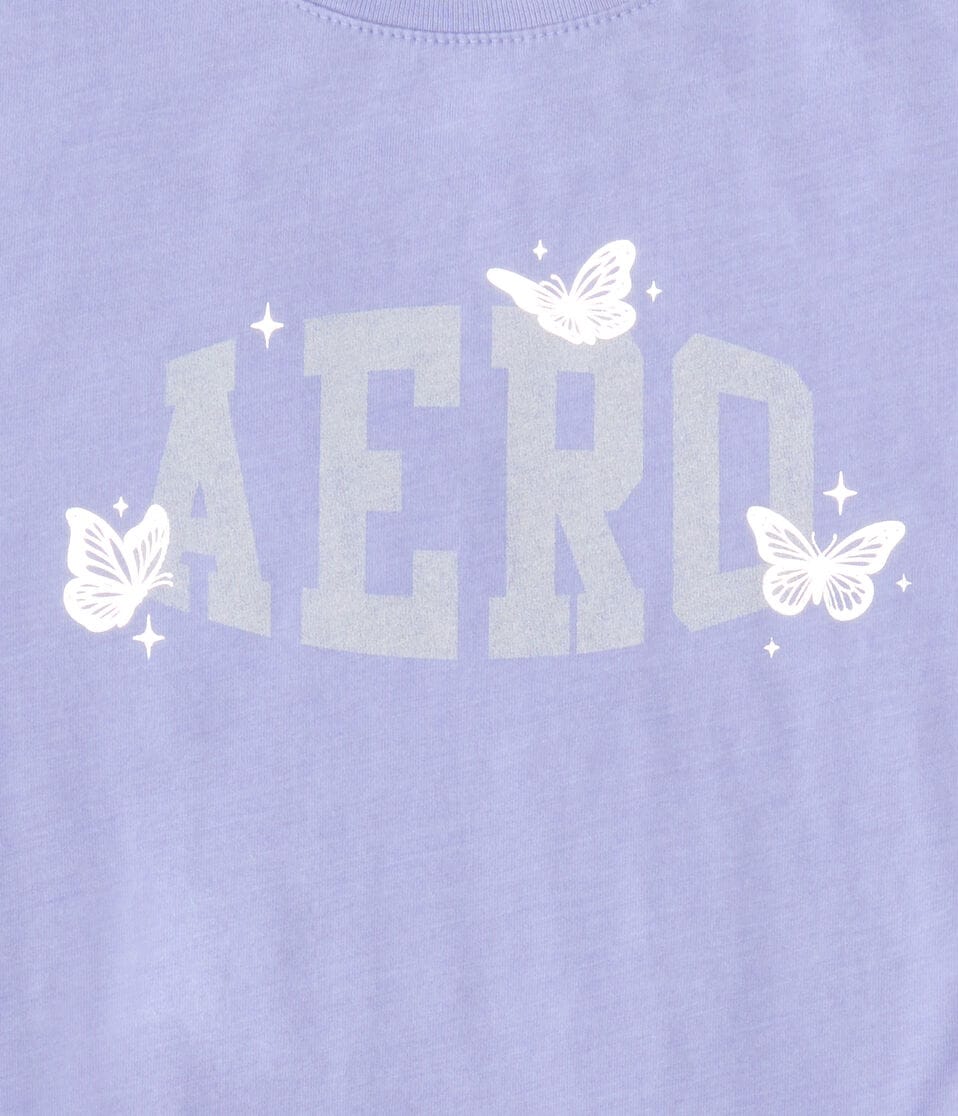 Aero Butterflies Foil Graphic Tee