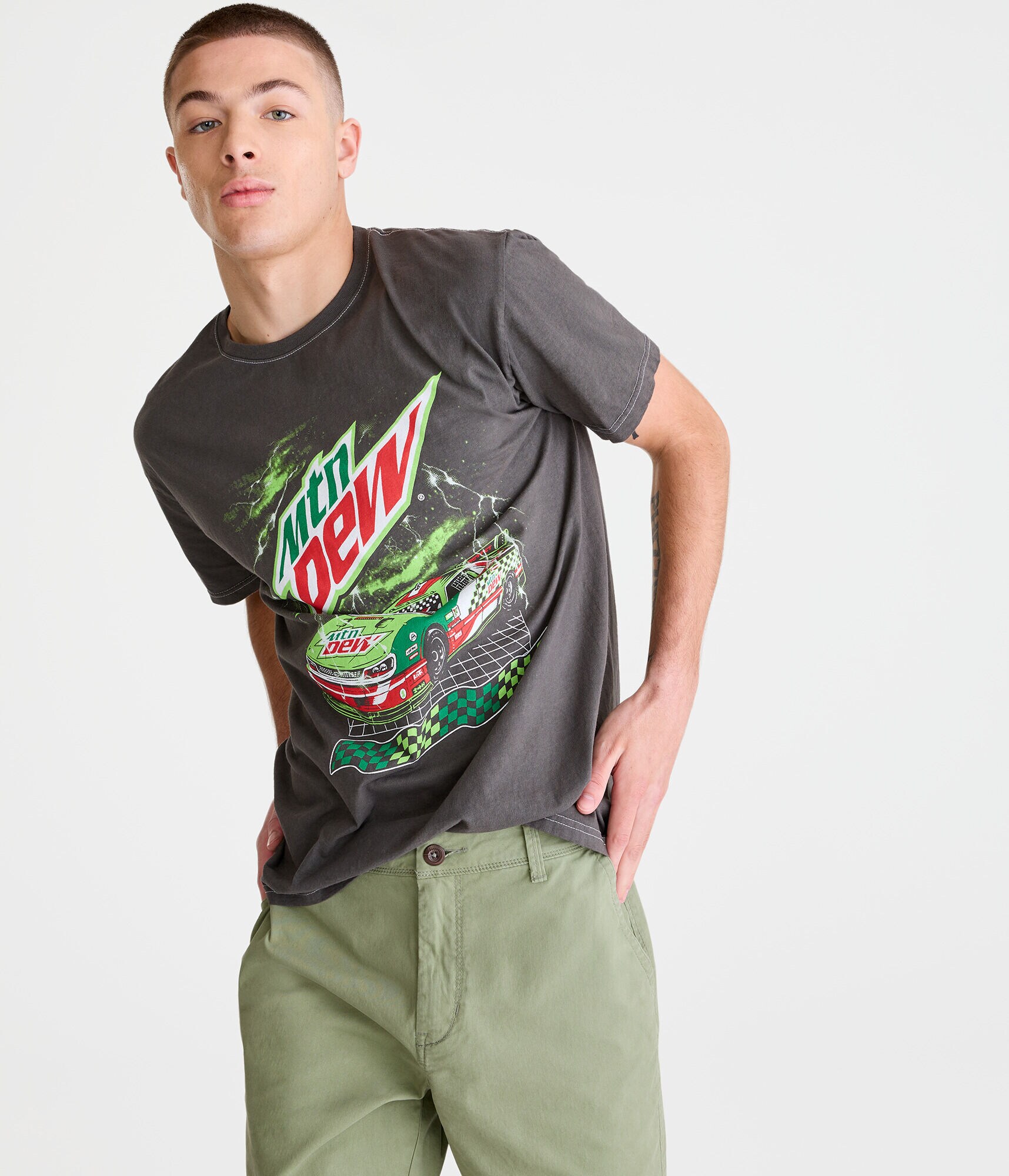 Mtn Dew Race Car Graphic Tee