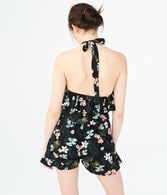Floral Halter Romper