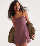 Flex Square-Neck Tennis Dress
