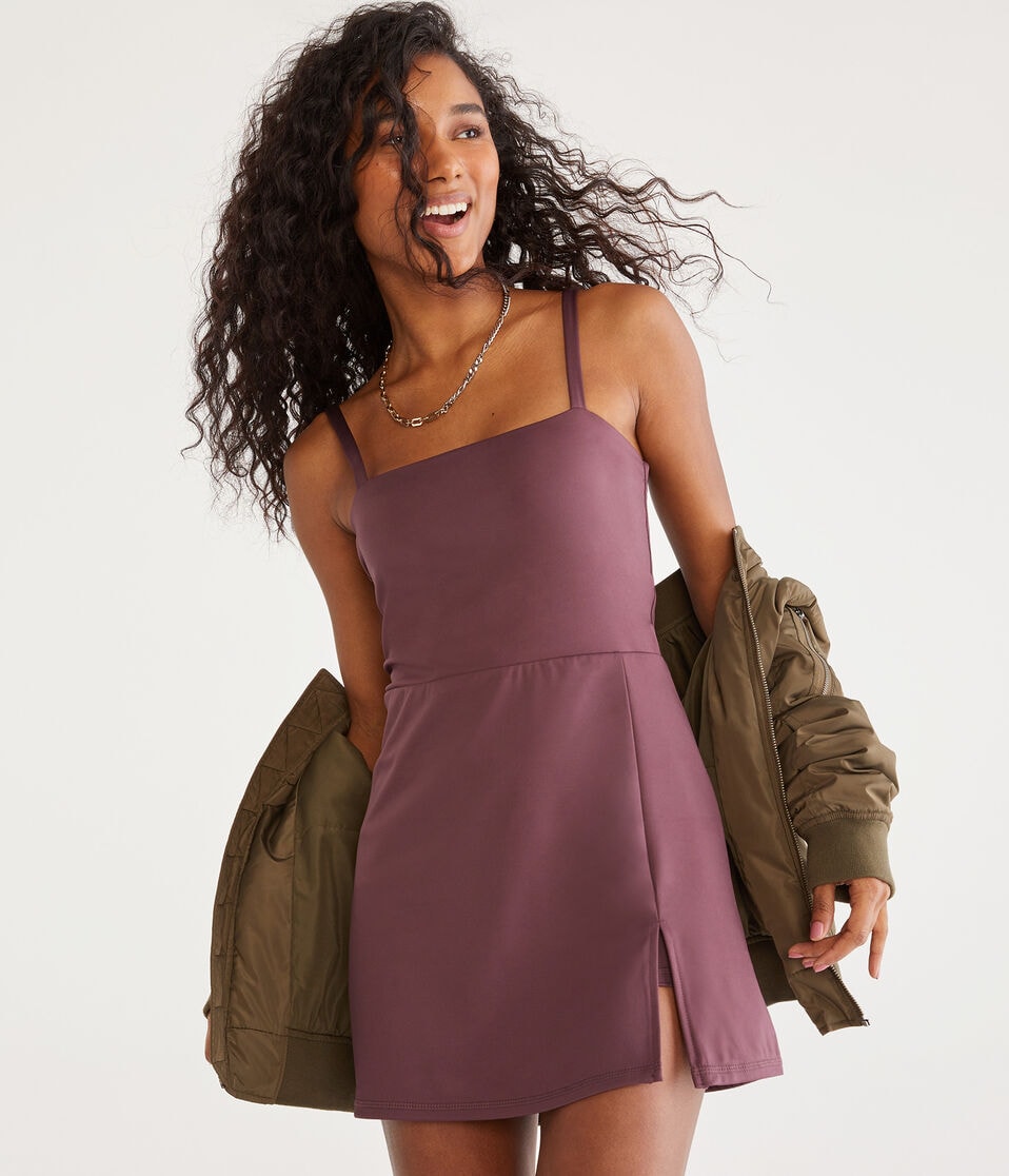 Flex Square-Neck Tennis Dress