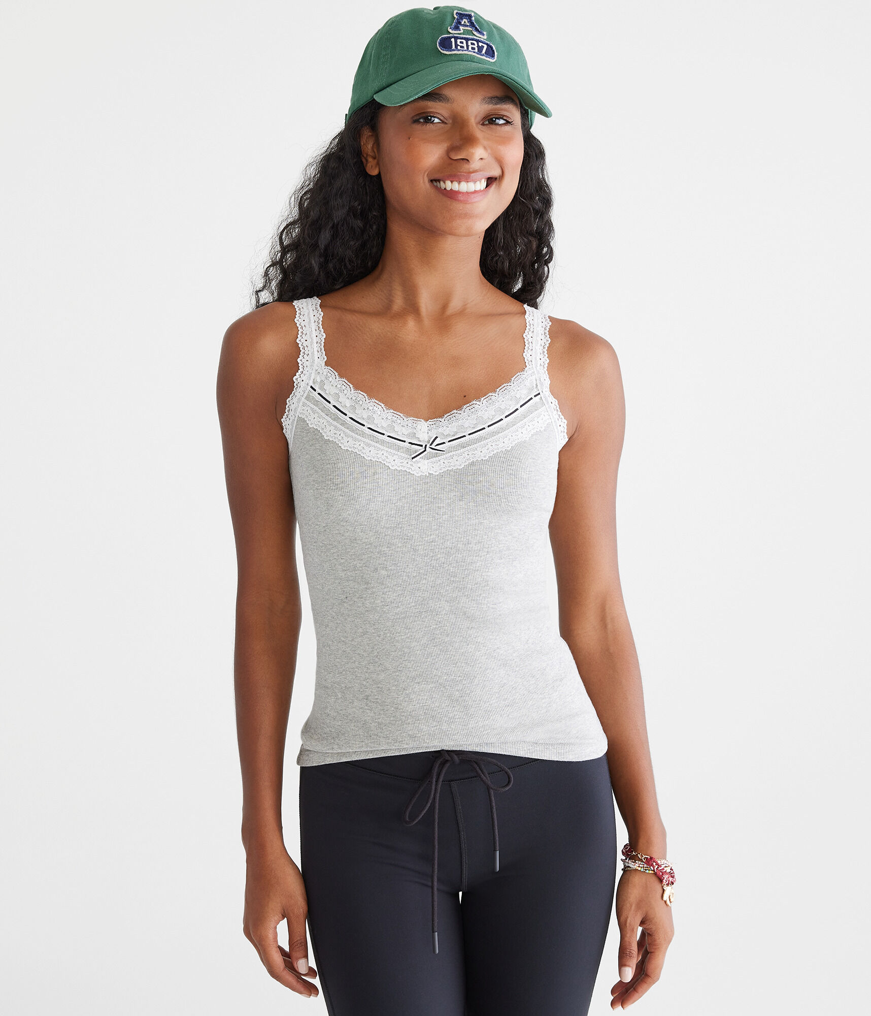 Seriously Soft Lace V-Neck Tank