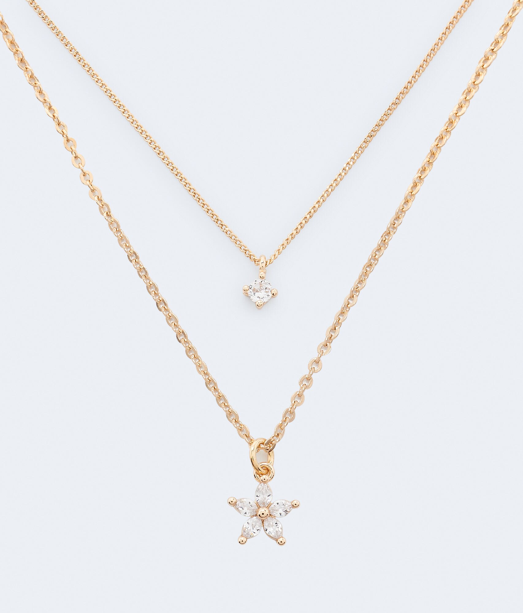 Rhinestone Star Necklace 2-Pack