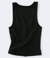 Ribbed Snap-Front Tank