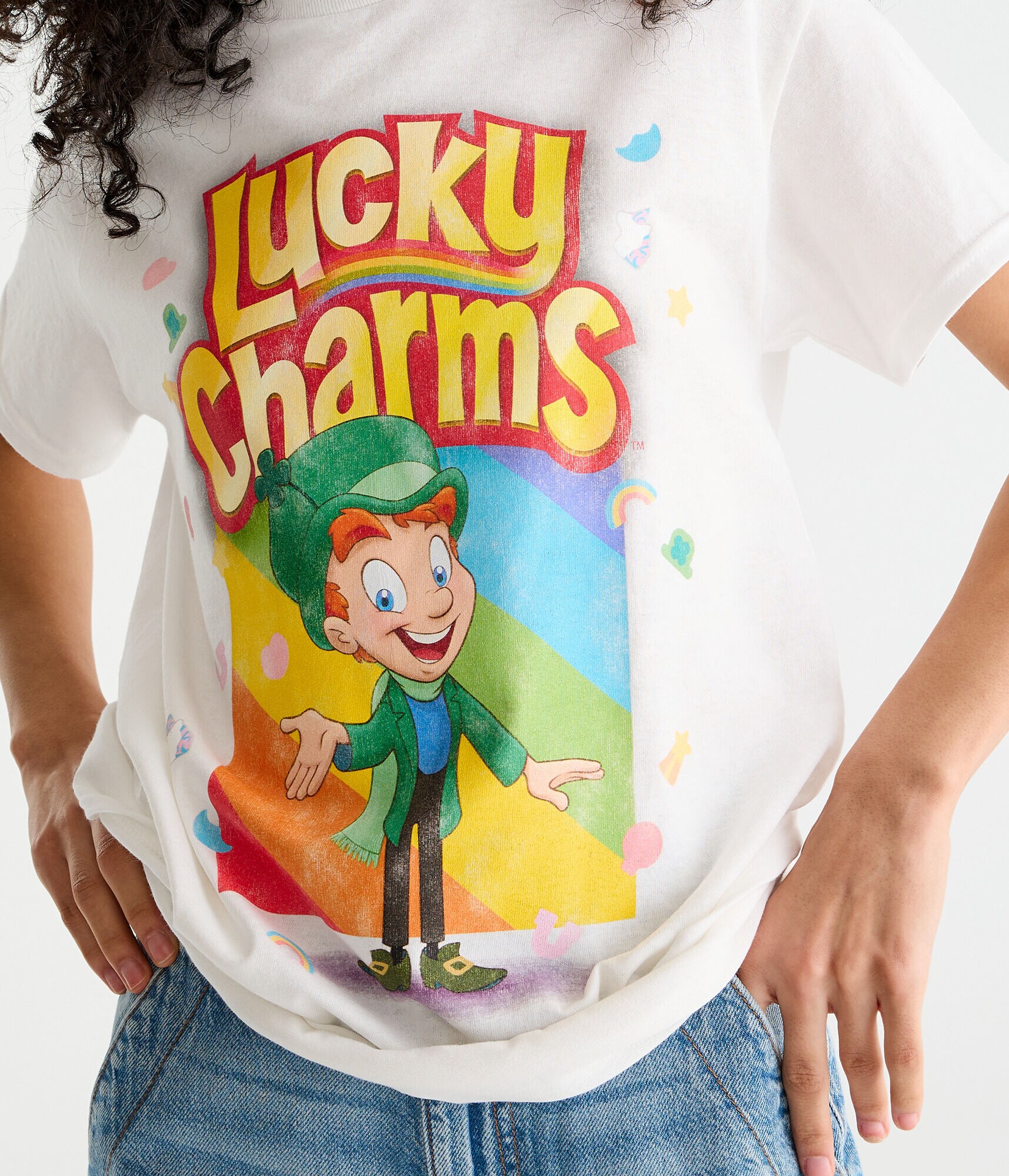 Lucky Charms Boyfriend Graphic Tee