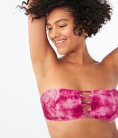Tie-Dye Bandeau Bikini Top