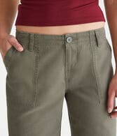 Low-Rise Straight Leg Pants